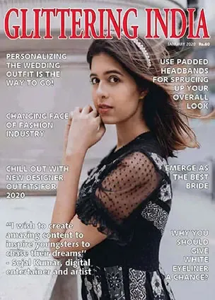 Glittering India magazine cover