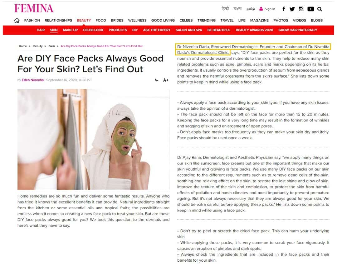 Are DIY Face Packs Always Good For Your Skin? Let’s Find Out